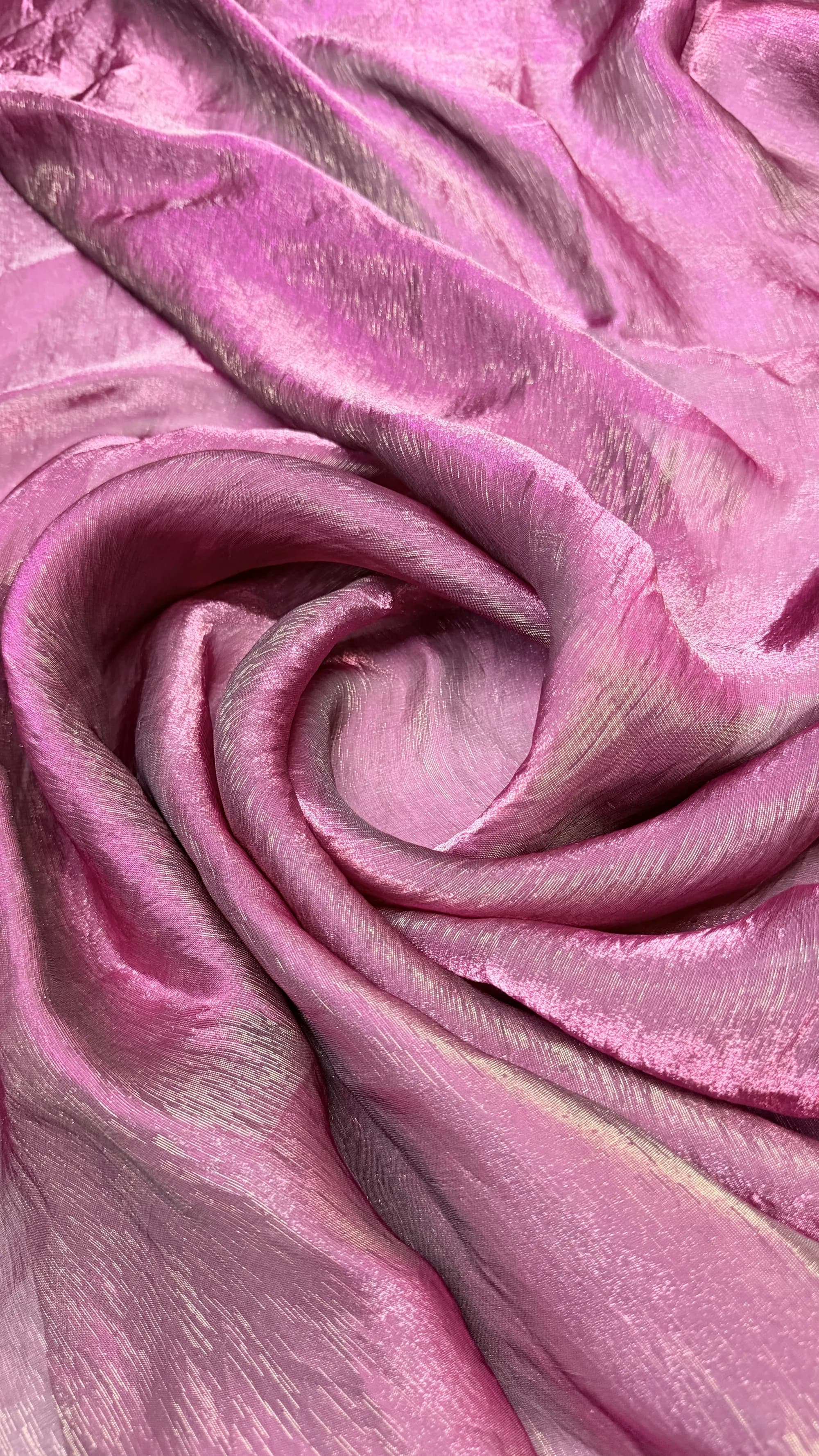 Gold Satin fabric detail 5